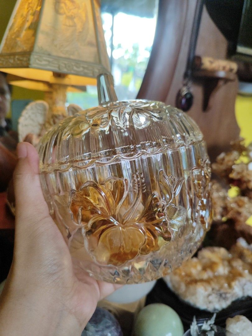 Japan Large Candy or Sugar Crystal Jar (Category: Food Organization & Storage) located in Pasig City. Submitted by vintagetreasures2222 (Listing ID 1455328026, Image 3). Description: .