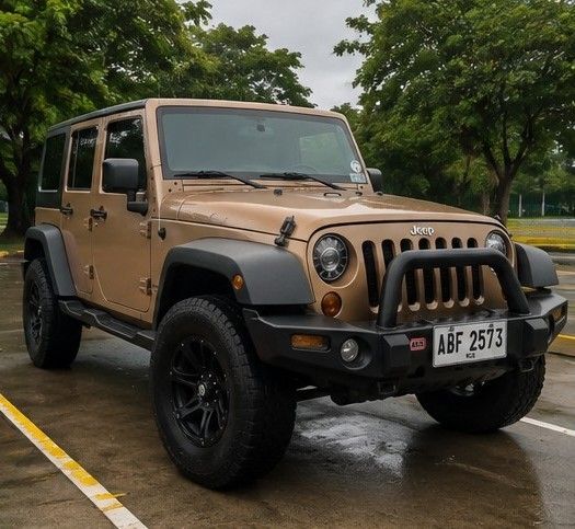 Jeep Wrangler Rubicon 4-Dr (A) (Category: New Cars) located in Manila. Submitted by gabby_villaluz (Listing ID 1455332206, Image 3). Description: 2015 Jeep Wrangler Rubicon CRD - First owned. Owner seller. - 62,+++ kilometers only. - Top of the line. - Original Copper Brown Color. Rare. 1 of only 3 in the Philippines. - Diesel Fuel - TRUE RUBICON variant, not sticker. Meaning these have the stronger front and rear DANA 44 axles, with bigger geari
