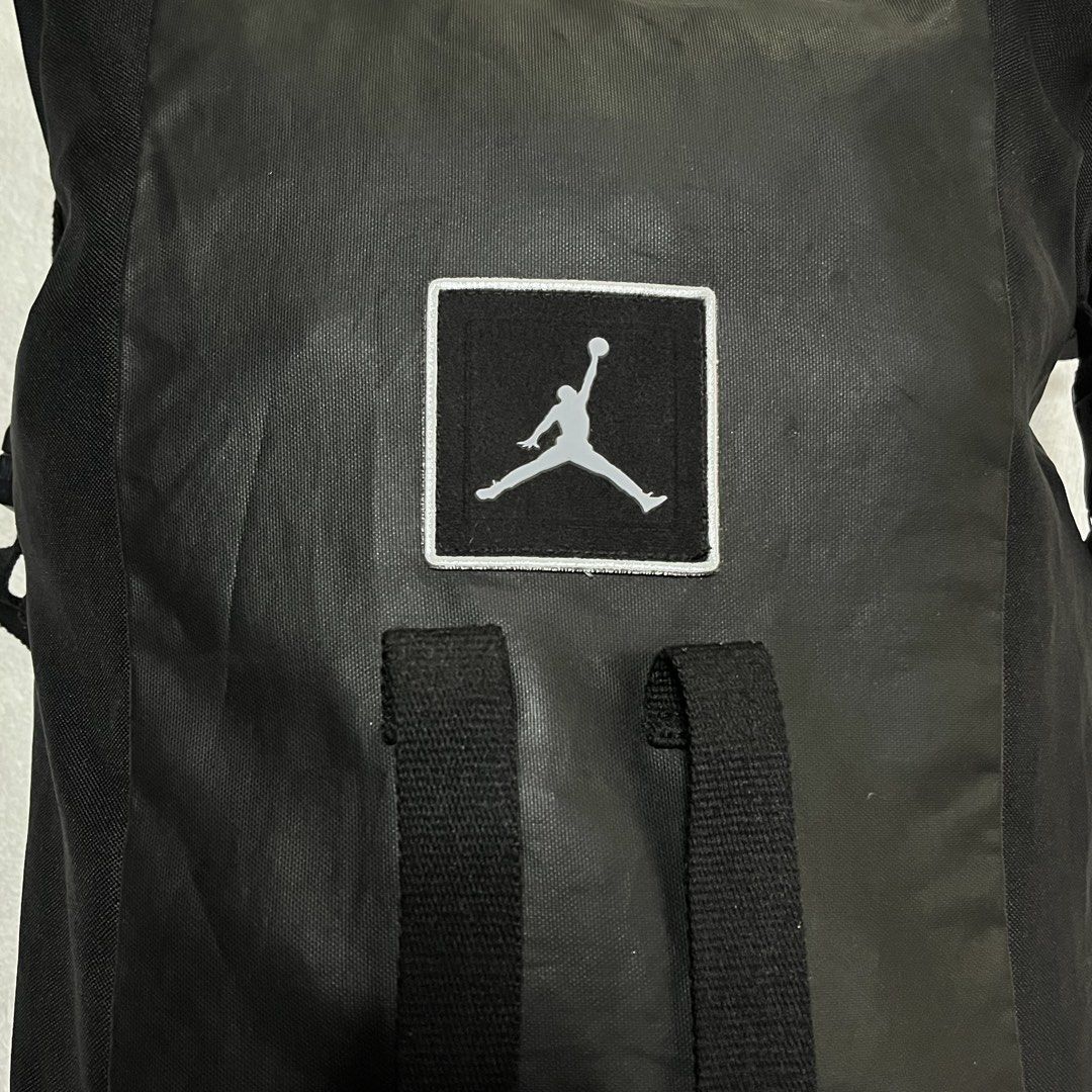 JORDAN JUMPMAN ROLL TOP UTILITY 3 WAY BAG (Category: Backpacks) located in Naga. Submitted by goodfinds_only.v1 (Listing ID 1455377221, Image 2). Description: FOR SELL -JORDAN JUMPMAN ROLL TOP UTILITY (3WAY BAG) MEASUREMENTS HEIGHT:22 INCHES WHEN UNROLLED/EXTENDED WIDTH:14.5 INCHES DEPTH:7.5 INCHES AT THE CIRCULAR BASE COLOR RATE:10/10 COLOR MAY VARY DUE TO LIGHTNING EXCELLENT CONDITION THRIFTED NOT BRANDNEW FEATURES: -CAPACITY 30-35 LITERS WHEN 