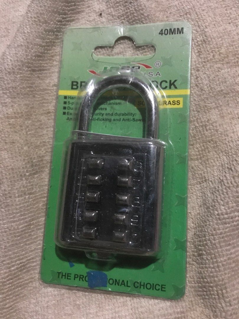 Josh Brass Padlock 40mm (Category: Locks, Doors & Gates) located in Marikina City. Submitted by minimalistmanila (Listing ID 1455391248, Image 1). Description: Josh Brass Padlock 40mm. Stainless steel. Order now! .