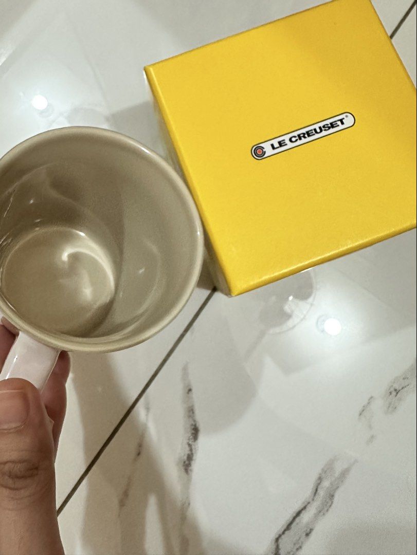 Le Creuset Mug (Category: Coffee & Tea Tableware) located in Rizal. Submitted by miss2lyps (Listing ID 1455348511, Image 3). Description: - brand new - authentic - in color shell pink.