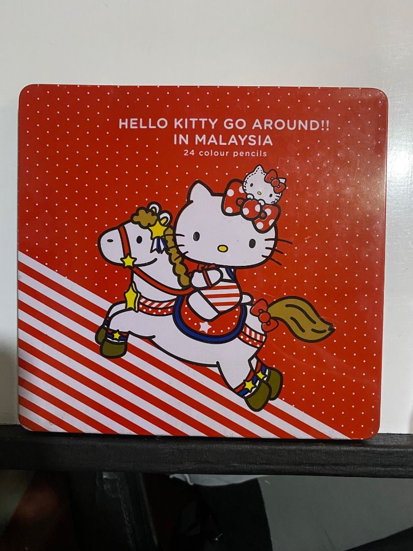 Limited Event HelloKitty Color Pencils (Category: Stationery & School Supplies) located in Caloocan City. Submitted by soriens (Listing ID 1455481612, Image 3). Description: From a limited event in Malaysia awhile ago, not sold anywhere else anymore. The pencils color nicely, the tin case has some scratches but overall great condition as it has been barely if not used..