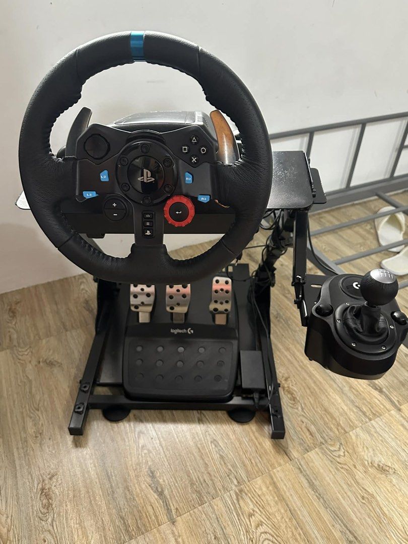 Logitech G29 Driving Force + Frame (Category: Controllers) located in Santa Rosa. Submitted by alyvlrl (Listing ID 1455349062, Image 3). Description: Original, Secondhand Logitech G29 Driving Force Racing Wheel, Pedals, and Shifter + Frame [SET (Good Condition)] - P18,000 GT-V7 steering wheel og price 2,479 Selling for only P1,800 Also open for one or two item takers, but SET TAKERS will be prioritized. RFS: Not needed anymore, decluttering 📍 Sa