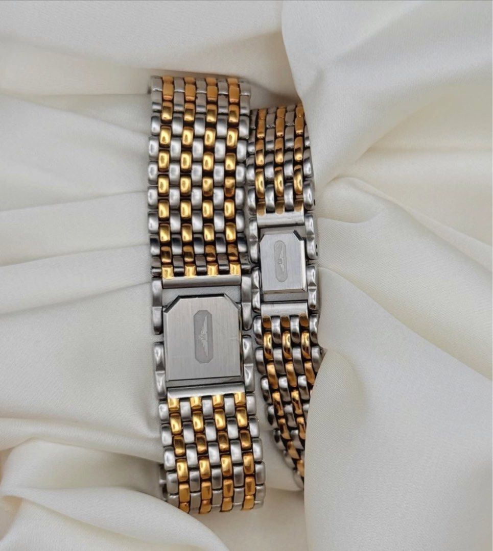 Longines Quartz Watch Set - His & Hers (Category: Luxury Watches) located in Lipa City. Submitted by watchoutph (Listing ID 1455473482, Image 2). Description: Longines Gray Dial Couple Watch Complete Links Rare Two-toned Mens: 32mm Ladies: 20.6mm Couple Watch: ₱45,000.