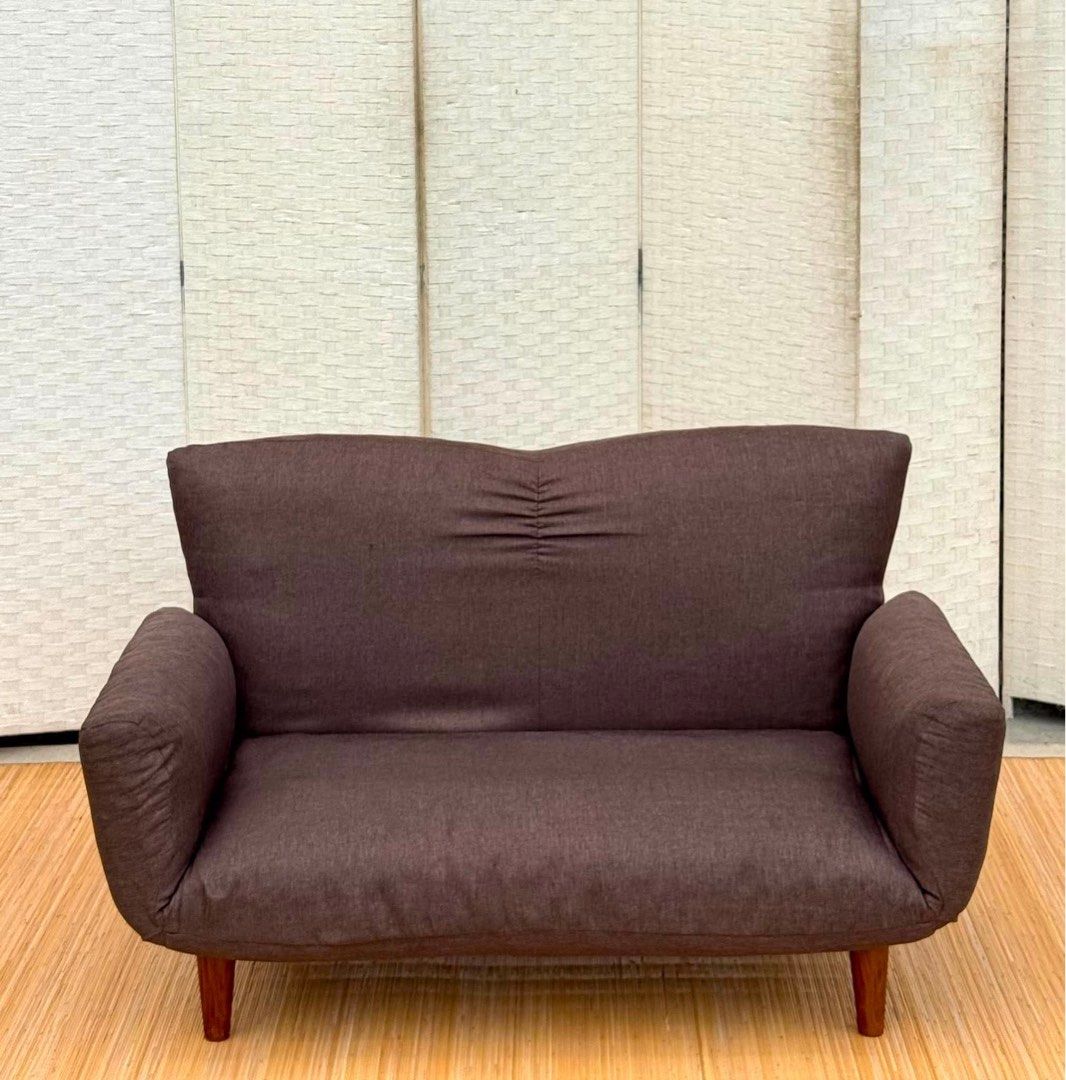 LOW SOFABED IN GOOD CONDITION (Category: Sofas) located in Manila. Submitted by _chinixx (Listing ID 1455327951, Image 1). Description: JAPAN SURPLUS LOW SOFABED IN GOOD CONDITION SIZE: 12H x 55-64.5L x 22-46L W inches.