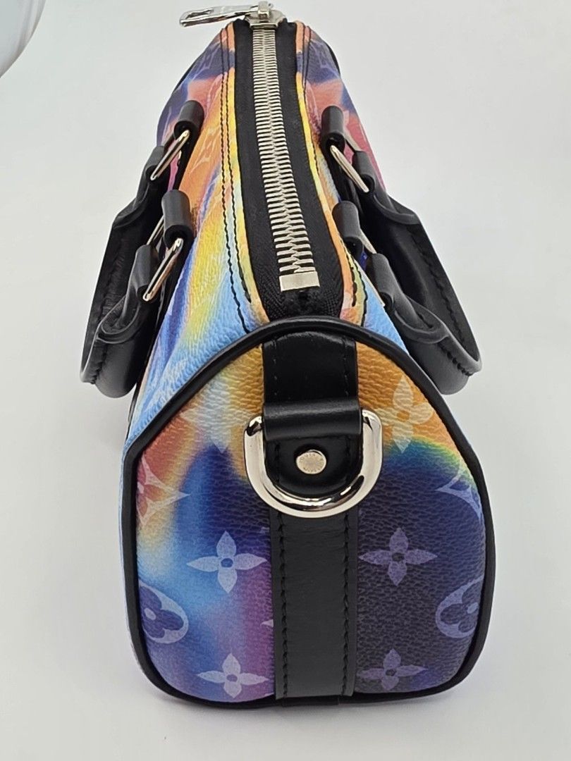 LV KEEPALL XS (Category: Luxury Bags & Wallets) located in Quezon City. Submitted by nadine_miel (Listing ID 1455442509, Image 2). Description: Lv Keepall XS Watercolor Edition Coated canvas w/ black leather trimmings 98% new with box & dustbag 136k.