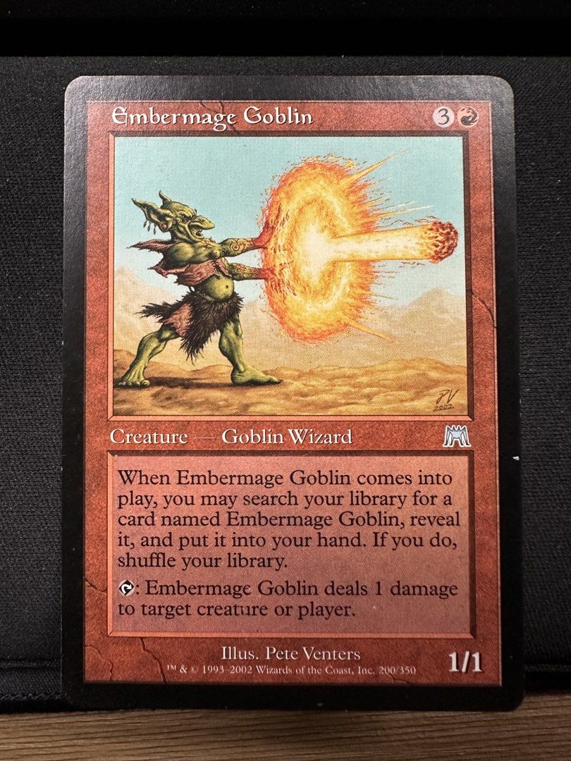 Magic The Gathering Red Cards Onslaught (Category: Raw Singles) located in Baguio. Submitted by mtghobbyist420 (Listing ID 1455487418, Image 1). Description: Embermage Goblin Stock: 2 Price: 20 Erratic Explosion Stock: 2 Price: 20 Lavamancer’s Skill Stock: 1 Price: 30 Lay Waste Stock: 2 Price: 15 Nosy Goblin Stock: 1 Price: 10 Skirk Commando Stock: 6 Price: 10 Solar Blast Stock: 3 Price: 10 Sparksmith Stock: 1 Price: 15.