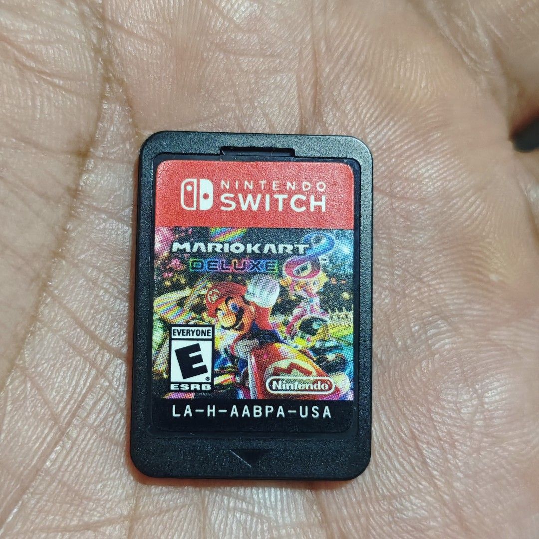Mario Kart 8 Deluxe Switch Game (Category: Nintendo) located in Quezon City. Submitted by shopme_gadget30 (Listing ID 1455477426, Image 1). Description: kindly read the details first for sale fixed price good Condition tested and working game card only compatible to Nintendo switch usa region Shoopppppeee —,✅ can check out pm for the linnnkkk (If shoopppee check out, price is higher because of shooppppeee deduction qc area meet up: sm north shipp