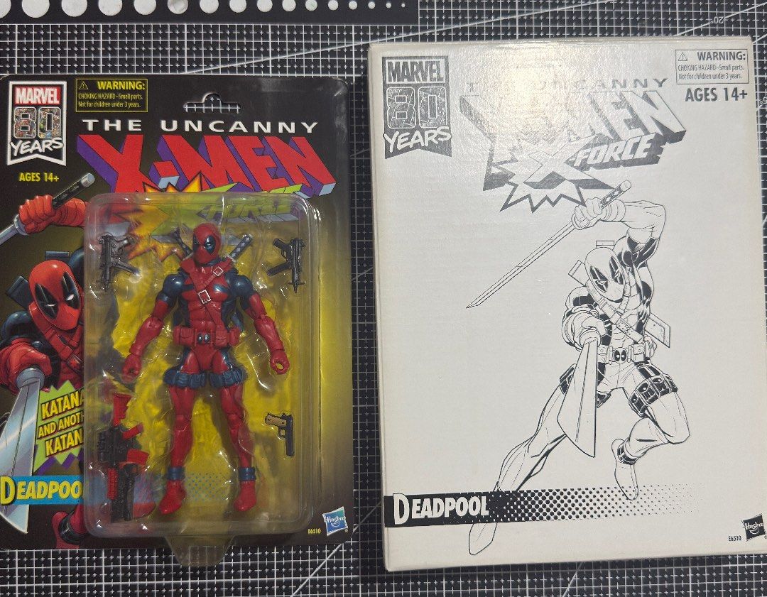 Marvel Deadpool The Uncanny X-Men Action Figure & Comic (Category: Figurines & Statues) located in Marilao. Submitted by rjfrancisco23 (Listing ID 1455375503, Image 1). Description: - Marvel Legends Deadpool Action Figure (Katana Version) - Includes 2 Katanas - Comes with a Deadpool Comic Book - Perfect addition for any Marvel collector Back In Card All Complete Display Only For Sale Only.