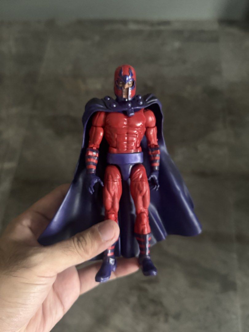 Marvel Legends Magneto (Family Matters) (Category: Figurines & Statues) located in Davao. Submitted by spamateight98 (Listing ID 1455327917, Image 2). Description: Autopass lowball / tawad Complete accessories. Comes with 1 more fisted hand just not included in picture Displayed only No box Can provide more photos upon request Item/s are in Davao City .