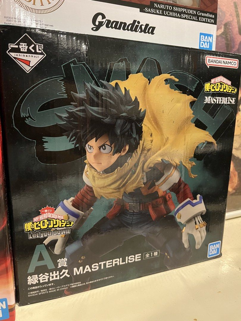 Masterlise Deku/Midoriya - BIB (Category: Figurines & Statues) located in Lipa City. Submitted by nanabear69 (Listing ID 1447198363, Image 2). Description: - Back in box or BIB condition. No clamshell - Authentic Ichiban Kuji Izuku Midoriya figure - From the popular anime series My Hero Academia - Features incredible detail on the costume and cape .