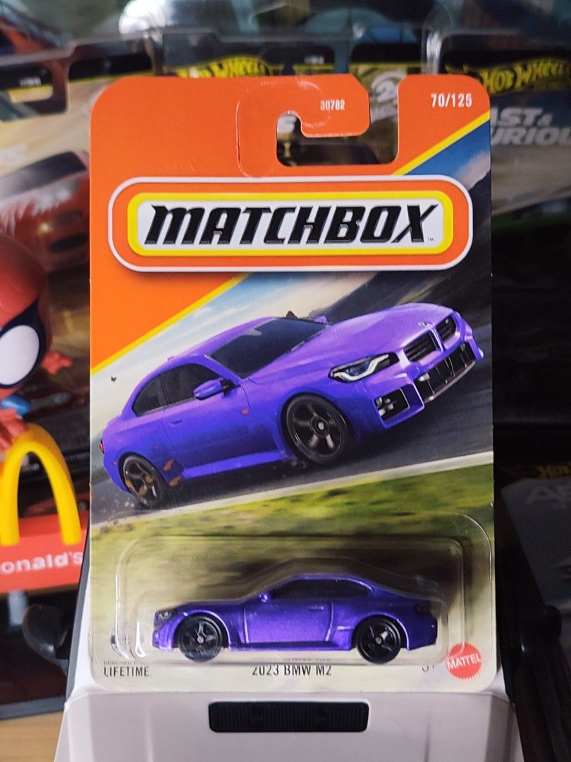Matchbox 2023 BMW M2 Purple // 150php (Category: Vehicle & Diecast Models) located in Quezon City. Submitted by edrielgp (Listing ID 1455357172, Image 1). Description: Matchbox 2023 BMW M2 Purple // 150php Payment - gcash or gotyme Meet up by schedule Location: Wilcon City Center Visayas Ave., Quezon City Delivery - jnt wed and friday lbc & lalamove everyday..