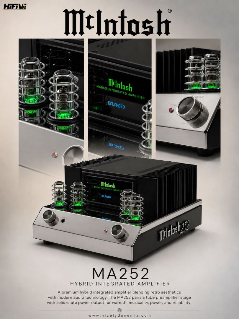 MCINTOSH 252 (Category: Soundbars, Speakers & Amplifiers) located in Quezon City. Submitted by hifivebynicelydone (Listing ID 1455380662, Image 1). Description: 🎵 A LEGACY THAT STILL SOUNDS GREAT TODAY. Did you know? McIntosh was founded in 1949 by Frank H. McIntosh and Gordon Gow in Silver Spring, Maryland. The company later moved to Binghamton, New York in 1951, where its legacy continued to grow. 🎶 One of the most recognizable parts of that 