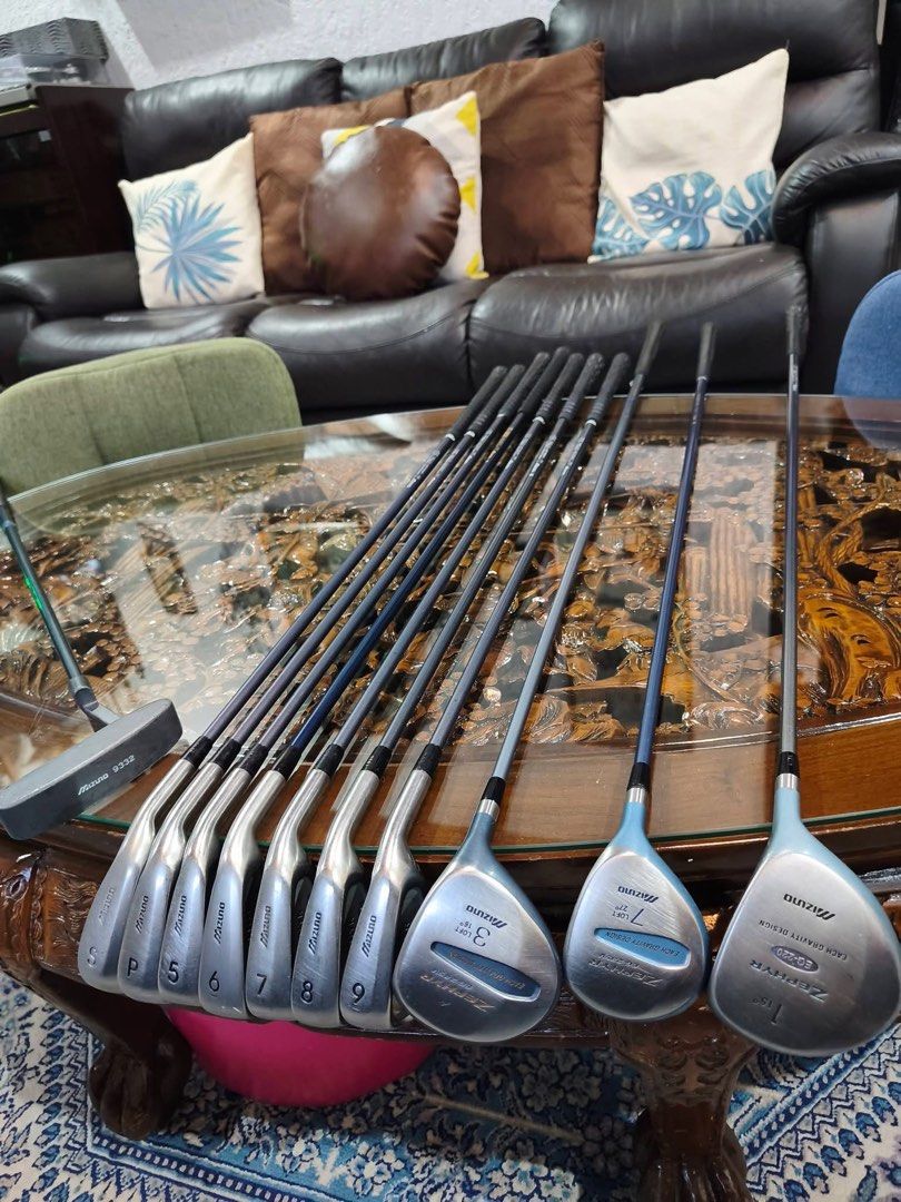 Mizuno Zephyr Ladies Golf Set (Category: Golf) located in Paranaque City. Submitted by chips24 (Listing ID 1455343572, Image 2). Description: For Sale Mizuno Ladies Set. °Mizuno Zephyr L flex graphite shaft clubs. °Trolly Bag included for only 17.7k pick up Bf Paranaque free shipping within MM..