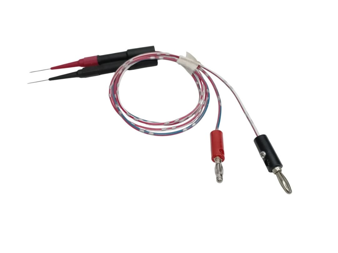 MULTIMETER TEST LEADS PROBE with SHARP NEEDLE TIP to BANANA PLUG for PRECISE VOLTAGE TEST (Category: Electrical, Adaptors & Sockets) located in Quezon City. Submitted by besteinpc (Listing ID 1455402004, Image 2). Description: MULTIMETER TEST LEADS PROBE with SHARP NEEDLE TIP to BANANA PLUG for PRECISE VOLTAGE TEST FEATURES: 👉Product Name: DC MULTIMETER TEST LEADS PROBE with SHARP NEEDLE TIP to BANANA PLUG 👉Rated Voltage/Current: CE 30Vac-60Vdc