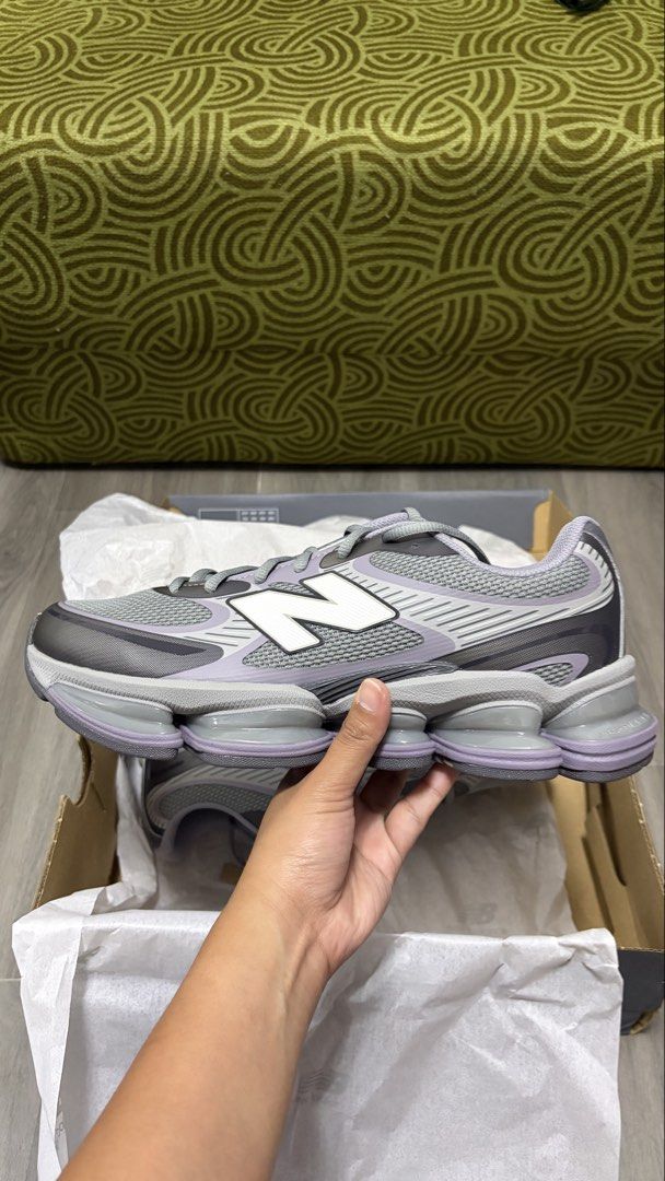 New Balance Abzorb 2000 (Category: Sneakers) located in Rizal. Submitted by jas_some_stuff (Listing ID 1455451025, Image 2). Description: - Brand: New Balance - Style: Lifestyle Sneakers - Colorway: Grey and Purple - Size: Unisex US 9 / UK 8.5 / EUR 42.5 - Condition: Comes with original box - Design Feature: Unique chunky sole.