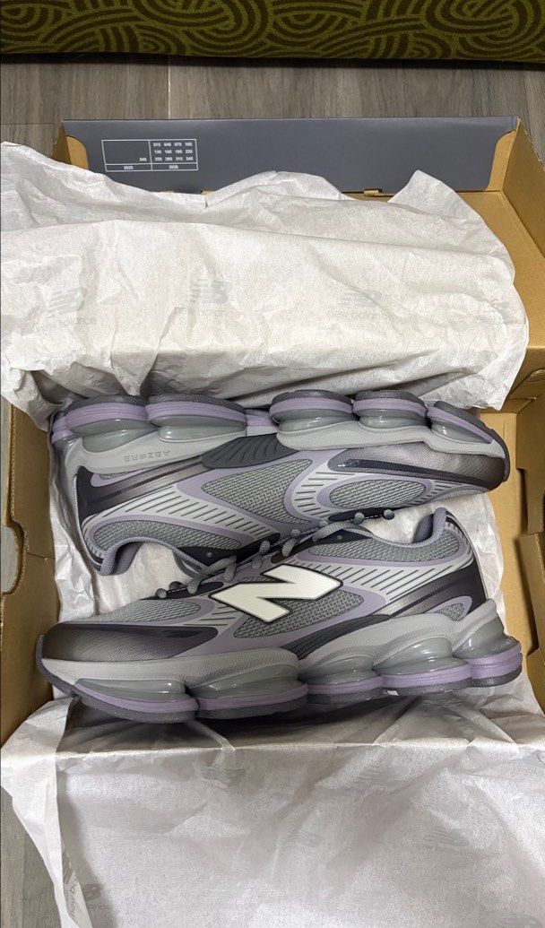 New Balance Abzorb 2000 (Category: Sneakers) located in Rizal. Submitted by jas_some_stuff (Listing ID 1455451025, Image 1). Description: - Brand: New Balance - Style: Lifestyle Sneakers - Colorway: Grey and Purple - Size: Unisex US 9 / UK 8.5 / EUR 42.5 - Condition: Comes with original box - Design Feature: Unique chunky sole.
