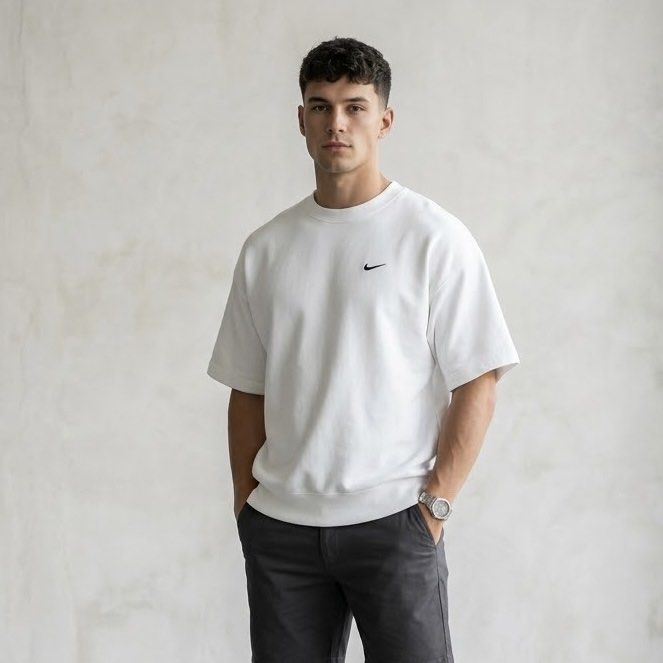 Nike Heavy Cotton Shirt (Category: Tshirts & Polo Shirts ) located in Irosin. Submitted by kylebri (Listing ID 1455460668, Image 2). Description: Nike Heavy Cotton Shirt good as new no issue size L 23W x 27L direct message me ! 📥.
