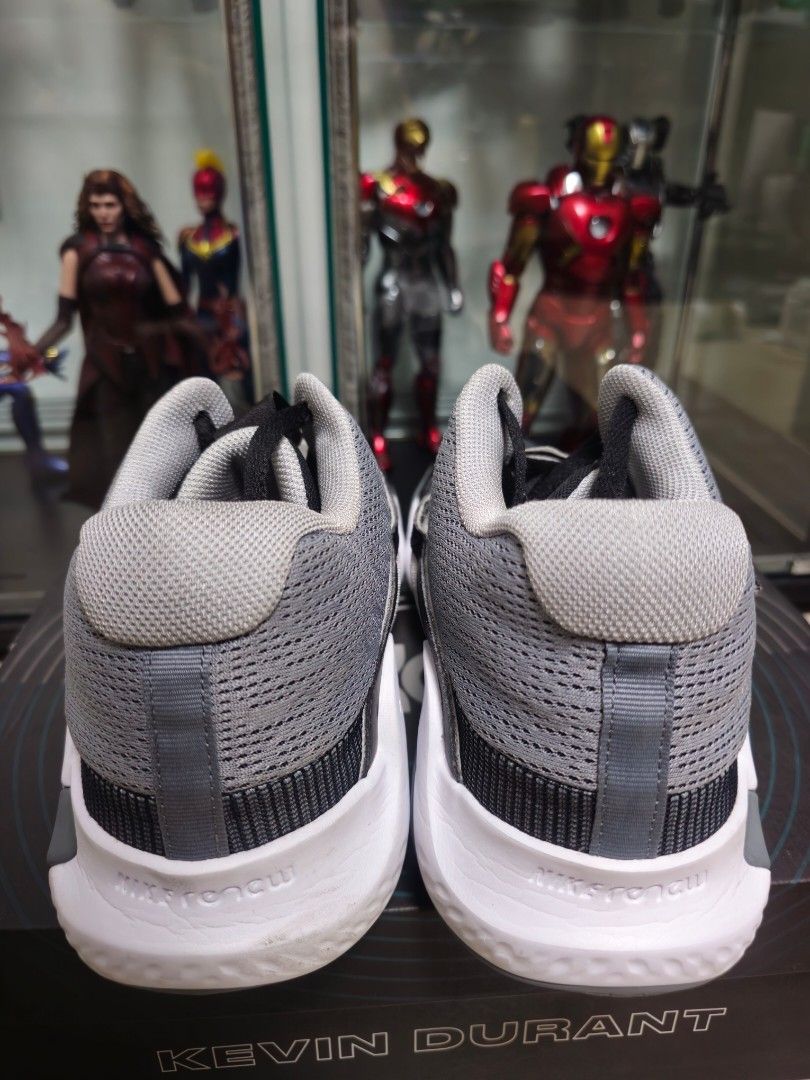 Nike KD TREY 5 X WOLF GREY/WHITE (Category: Sneakers) located in Manila. Submitted by cgjdeclutter (Listing ID 1455335324, Image 3). Description: Nike KD TREY 5 X WOLF GREY/WHITE-COOL GREY GRIS LOUP / GRIS FRAIS / BLANC • Size: US 13 • 2nd hand — used twice only • Perfect condition • No fading • Clean and well-maintained • Original box included • 100% Original RFS: Spare shoe Price: ₱2,200 📍 Tondo, Manila Area Transaction & Buyer Assurance: • Wi