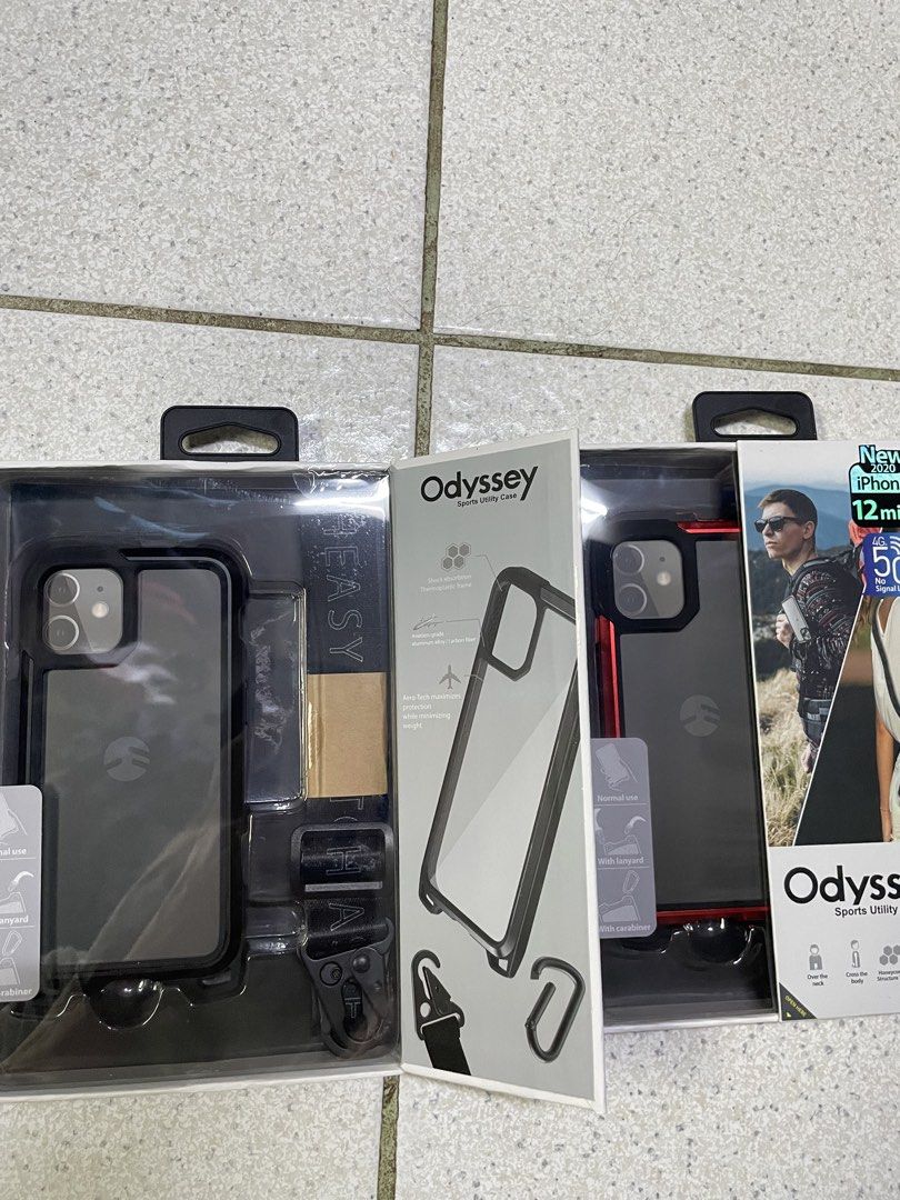 SwitchEasy Odyssey Case for iPhone 12 mini (Category: Cases & Sleeves) located in Manila. Submitted by errolgorg214 (Listing ID 1455382771, Image 2). Description: Original sealed Odyssey case with strap and hook for iPhone 12 mini 100 pesos nalang po isa dalawa nalang po . Brandnew po yan galing ibang bansa Pm lng po thankyou .