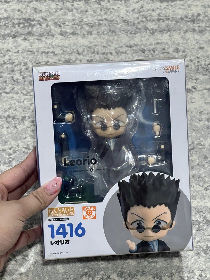 ONHAND Leorio Nendoroid- Hunter x Hunter (Category: Figurines & Statues) located in Quezon City. Submitted by lunarshopping (Listing ID 1455494479, Image 1). Description: - Authentic Nendoroid figure of Leorio from Hunter x Hunter. 1416 - Manufacturer: Good Smile Company SEALED & ONHAND - Complete inclusions - Bought from Japan :3 OP: 2.5k LP Open for negotiation ! RFS: Decluttering ! Chat for more pictures !!!.