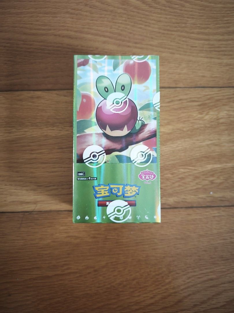 Pokemon Chinese TCG booster box new sealed (Category: Card Boxes & Cases) located in Manila. Submitted by joyce_car (Listing ID 1455434603, Image 2). Description: Pokemon Chinese TCG Applin Gem Pack Volume 6 18x4 php2800 Pokemon Chinese TCG Glory of Team Rocket 15x5 php2300 Pokemon Chinese TCG 30th Anniv First Partner Volume 3 php5500 location Manila.