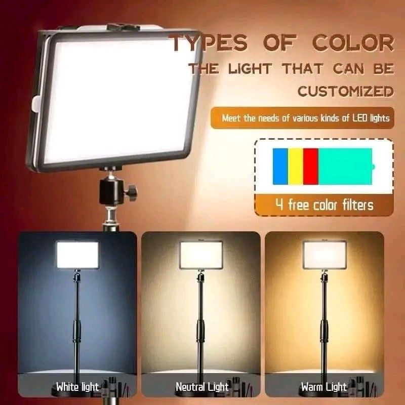 Professional Overhead Photography Stand with Fill Light (Category: Lighting & Studio Equipment) located in Manila. Submitted by marvieobordo (Listing ID 1455369139, Image 3). Description: - Professional overhead photography stand with integrated fill light. - Adjustable height from 40cm to 60cm. - Three adjustable color temperatures: White, Neutral, and Warm light. - Features a 6" square light with a larger emitting area than typical ring lights.