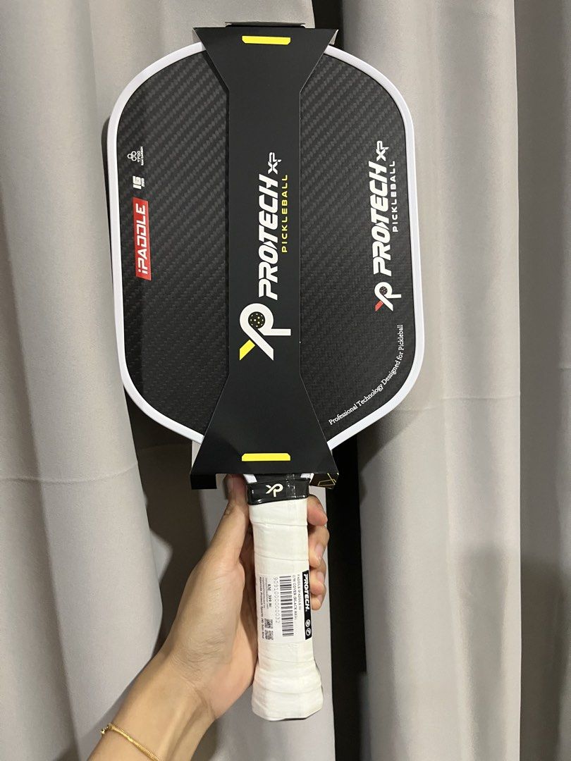 Protech XP Pickleball Paddle (Category: Racket & Ball Sports) located in Kuala Lumpur. Submitted by nazihahhanis (Listing ID 1455456708, Image 2). Description: Protech XP Model X pickleball paddle. Lightweight, durable, and professional tech for improving players. .