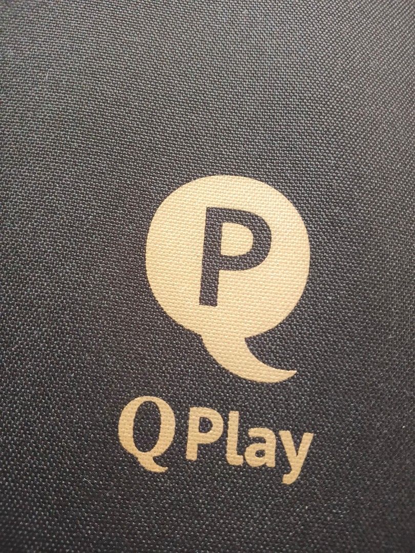 QPlay Stroller (Category: Strollers) located in Binangonan. Submitted by chingtp (Listing ID 1455327558, Image 3). Description: - QPlay stroller in sleek black with signature logo. - ideal for 5 years old and up - Includes secure straps for child safety. - Visible wheels for easy maneuverability. - Ideal for travel..