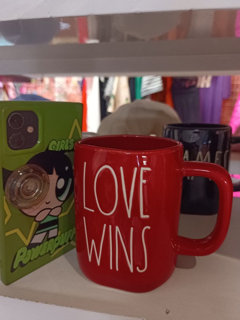 Rae Dunn Inspired Mugs - Various Sayings (Category: Coffee & Tea Tableware) located in Paranaque City. Submitted by Moxie_Identity_Store (Listing ID 1455420387, Image 3). Description: Large mug Hand made Engraved design P400 only - Rae Dunn inspired mug set - Available Designs: 'All You Need Is A Dog', 'Self Made', 'Love Wins', 'Grandma', ' Class' - Color Options: White, Red, Pink, Black - Ideal for coffee, tea, or as a thoughtful gift - Adds a t