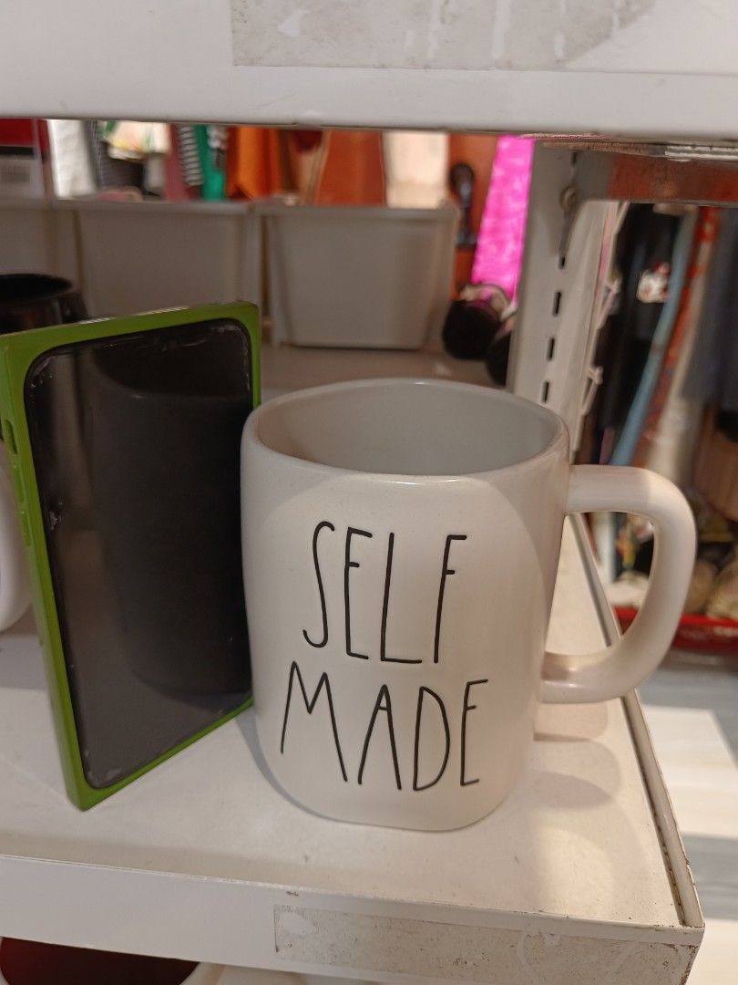 Rae Dunn Inspired Mugs - Various Sayings (Category: Coffee & Tea Tableware) located in Paranaque City. Submitted by Moxie_Identity_Store (Listing ID 1455420387, Image 2). Description: Large mug Hand made Engraved design P400 only - Rae Dunn inspired mug set - Available Designs: 'All You Need Is A Dog', 'Self Made', 'Love Wins', 'Grandma', ' Class' - Color Options: White, Red, Pink, Black - Ideal for coffee, tea, or as a thoughtful gift - Adds a t