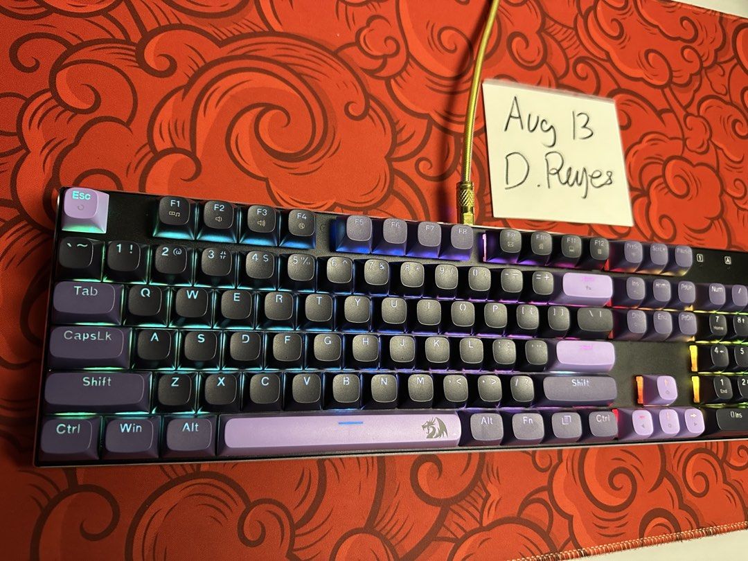 Redragon Magnetic 8k Full Sized Wired Keyboard (Category: Computer Keyboard) located in Cavite. Submitted by biboyharanero (Listing ID 1455470229, Image 1). Description: Redragon Magnetic 8k Full Sized Wired Keyboard Not sure about SRP here in PH. If u find cheaper elsewhere, let me know and I will match price or go lower All aluminum body Negotiable RFS: Decluttering review units Issue: None Switches: redragon magnetic 40g Structure: tray Connec