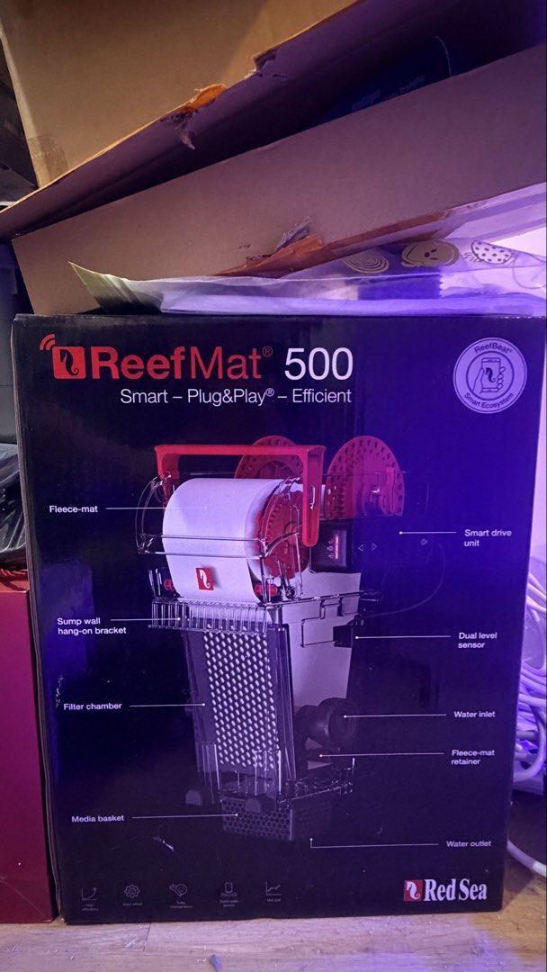 Reefmat 500 (Category: Everything Else) located in Singapore. Submitted by cheap_lelong (Listing ID 1455469721, Image 1). Description: Retail at $630 https://youtu.be/B0QVjsOy_VE Letting go cheaper to clear space. No warranty. .