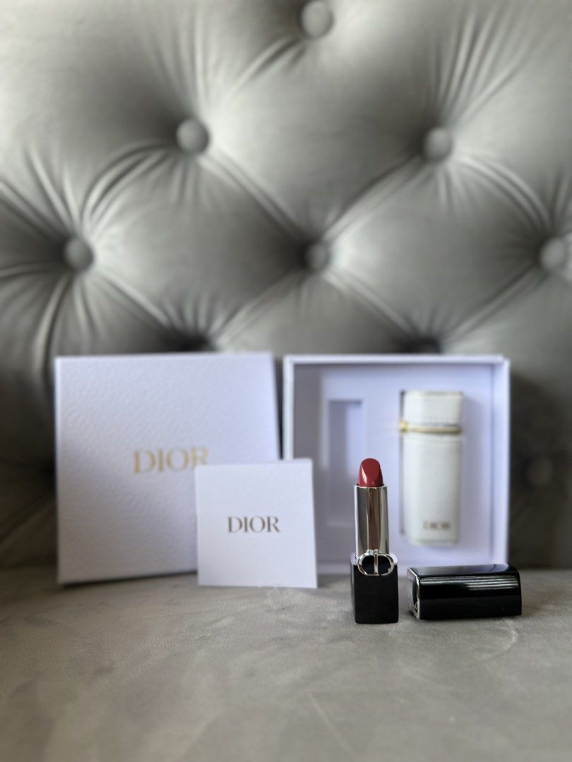 Rouge Dior Lipstick and Case Set (Category: Makeup) located in Amadeo. Submitted by secondstoryluxury (Listing ID 1455380928, Image 1). Description: Rouge Dior Lipstick and Case Set Brand new with box Php 2,500 🏷️ 📍From Japan Cross posting to @jpngoodies.ph 📸.