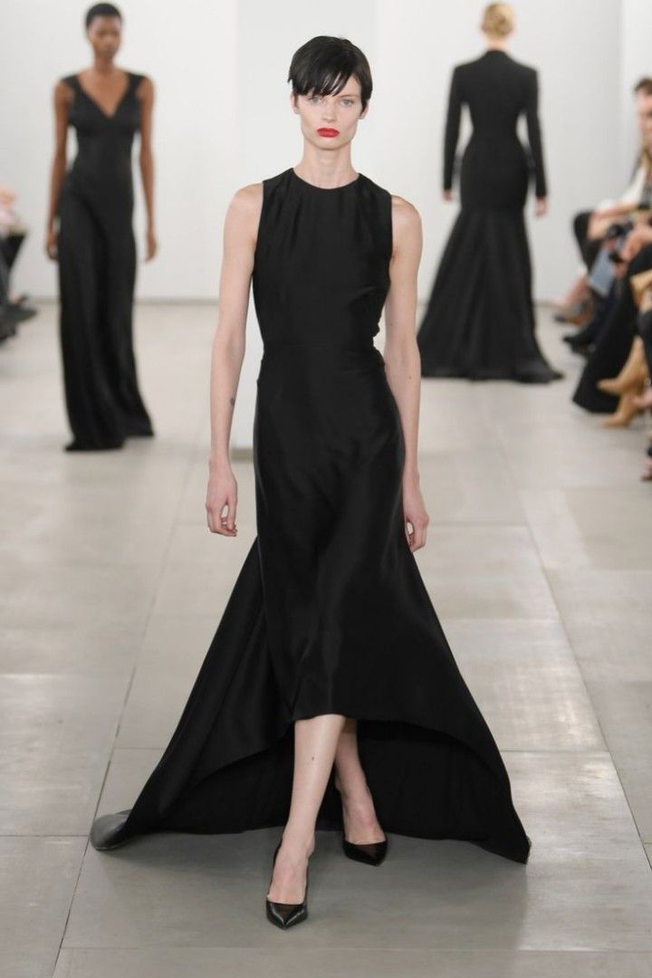 Flawed Design Examples RUSH! RUNWAY! MICHAEL KORS COLLECTION FW24(LOOK 63) Satin Charmeuse ...