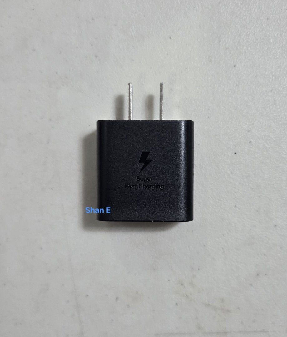 Samsung 25W Super Fast Charger Adapter (Category: Electrical, Adaptors & Sockets) located in Mandaluyong City. Submitted by sha_17v (Listing ID 1455346190, Image 2). Description: Rfs: Need funds Brand new, opened but never used Open to negotiation •Ensures super fast charging for compatible Samsung devices •Ideal for quick power-ups MoP: Gcash/ Maya/ BDO/ BPI MoD: Grab/ Lalamove/ Gogoexpress Loc: Mandaluyong (along Shaw Blvd).