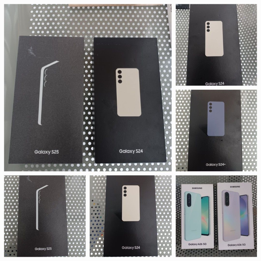 Samsung Galaxy Phones 5G (Category: Samsung) located in Manila. Submitted by junghwan02 (Listing ID 1455395756, Image 1). Description: Please Read For The Prices !! Open Box / Unused / No Issues . Negotiable !! Samsung Galaxy S24 12gb / 256gb Color : Marble Gray NTC Variant Price : 25k Samsung Galaxy S24+ 12gb / 256gb Color : Cobalt Violet NTC Variant Price : 30k Samsung Galaxy S25 12gb / 256gb Color : Silver Shadow NTC Variant Price : 32k Samsun