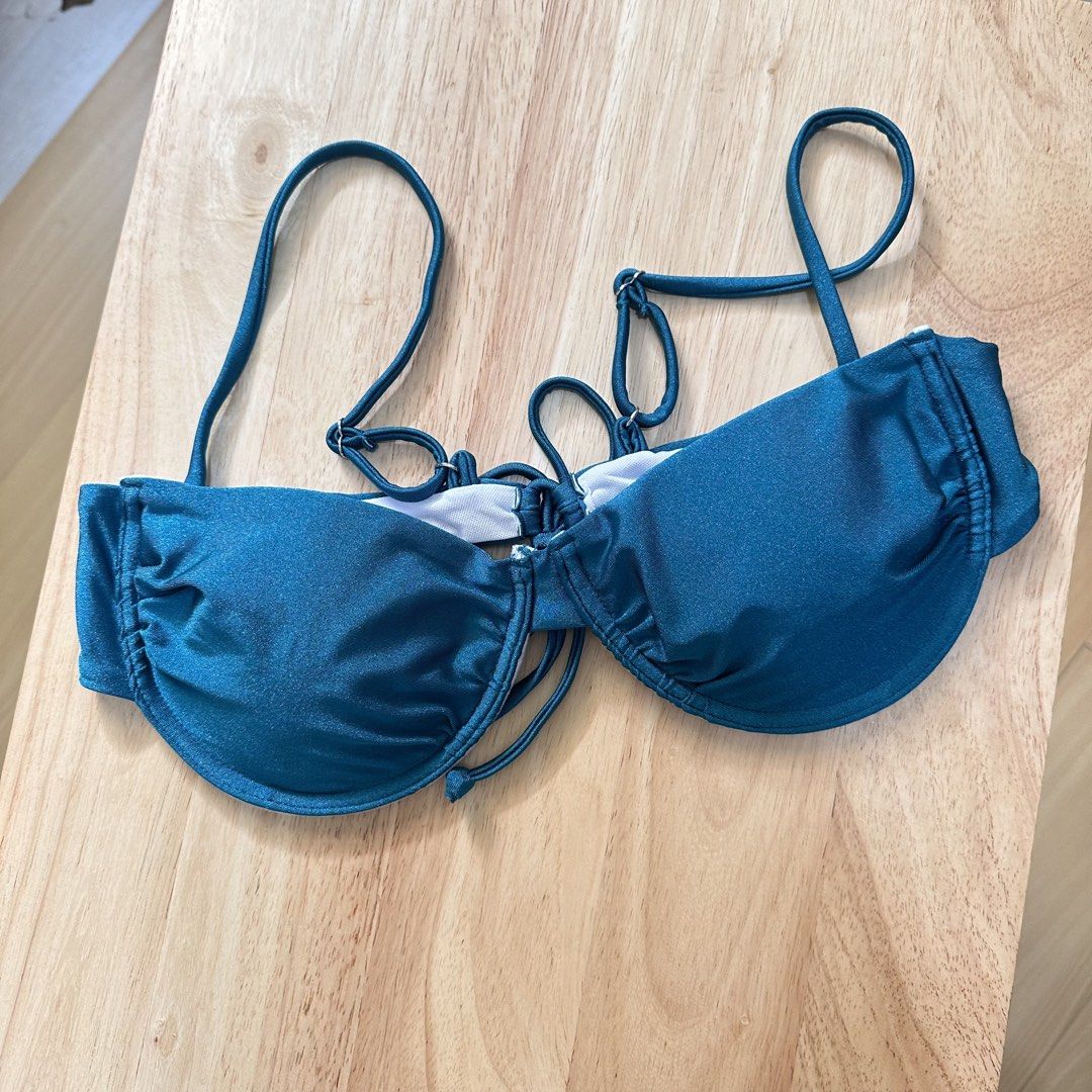 Shein Underwire Blue Bikini (Category: Bikinis & Swimsuits) located in Manila. Submitted by preamorph (Listing ID 1455477707, Image 2). Description: brand new never worn with shein pouch.