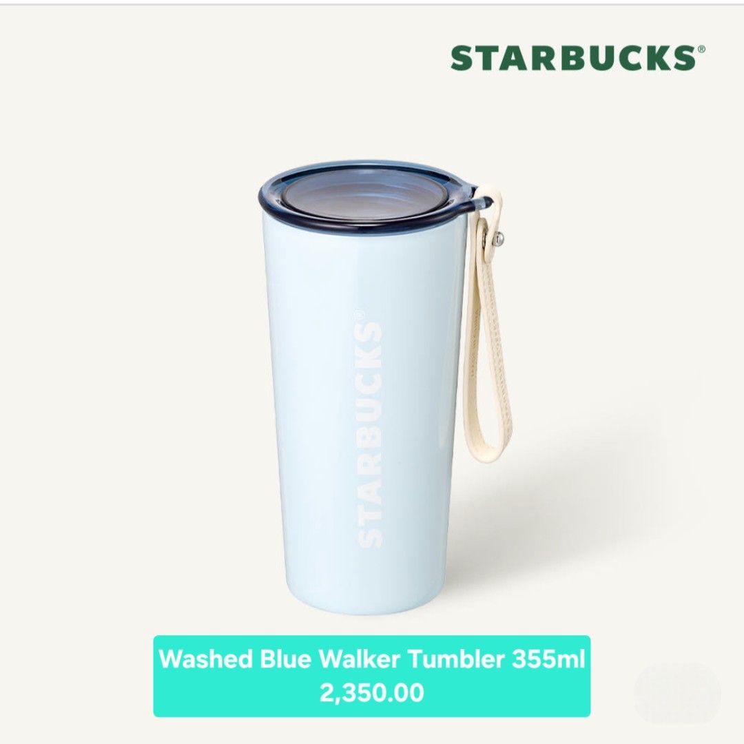 Starbucks Washed Blue Collection (Category: Water Bottles & Tumblers) located in Cainta. Submitted by shopchelonline (Listing ID 1455405543, Image 2). Description: Starbucks Washed Blue Collection 🛒each(all in) + LSF DP: 50% PAYO RB: Flexi Payment; NETA 💎PRE-ORDER - NO RUSH SHIPPING 💎Korea Pasabuy 💎No return, no exchange. 💎Fragile items are handled with care. 💎Availability and price vary. 💎Color may vary due to lighting. 💎The outer case/b