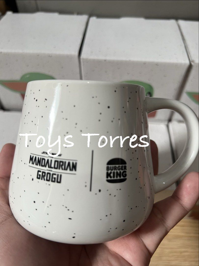 Starwars Grogu Mug (Burger King) (Category: Coffee & Tea Tableware) located in Manila. Submitted by toystorres07 (Listing ID 1455325667, Image 3). Description: ✅100% Brand New & Authentic from Burger King ⚠️Minor issue of paint chips Avail also Mandalorian Mug 🙂 ➡️Pandacan, Manila (Lalamove, J&T, LBC) #ToysTorres.