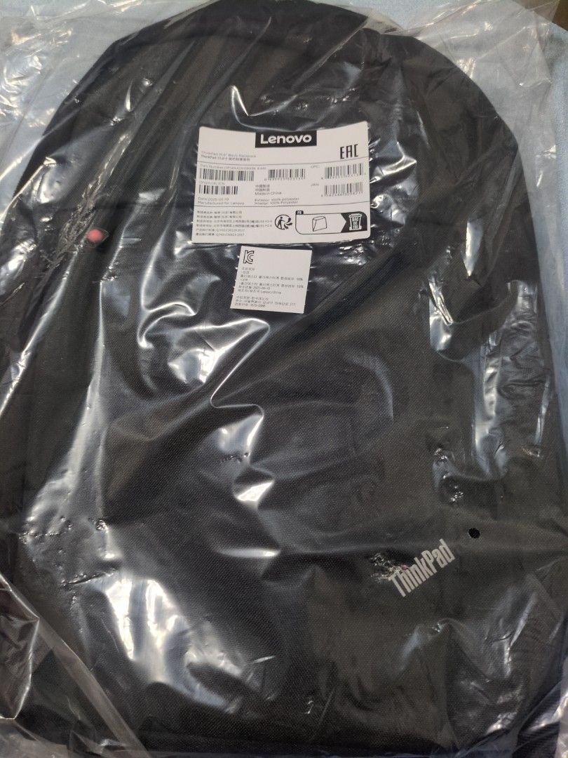 Thinkpad 15.6" basic backpack (Category: Laptop Bags & Sleeves) located in Singapore. Submitted by stat84 (Listing ID 1455406115, Image 1). Description: Thinkpad 15.6" basic backpack, new..