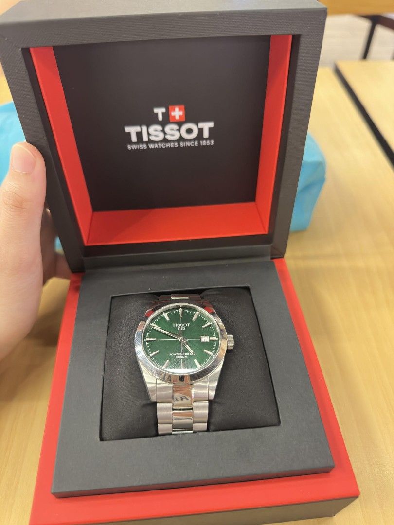 Tissot gentleman powermatic prx (Category: Luxury Watches) located in Quezon City. Submitted by andrejaymasicampo (Listing ID 1455328832, Image 3). Description: complete with box and papers. seldom used. only very light scratches sa strap 60k srp but selling for only 30k. smnorth meetup.