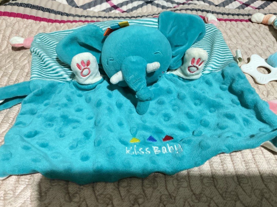 Towel with star teether& animal puppet (Category: Infant Playtime) located in Angeles City. Submitted by goodbuysathome (Listing ID 1455490785, Image 2). Description: Like new from Thailand towel blanky with teether & animal puppet Lp npo Add sf 55 Gcash payment .