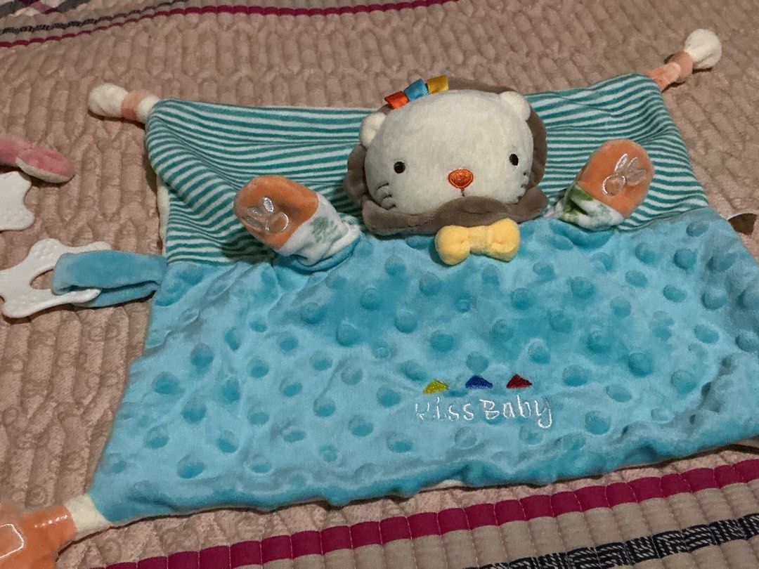 Towel with star teether& animal puppet (Category: Infant Playtime) located in Angeles City. Submitted by goodbuysathome (Listing ID 1455490785, Image 3). Description: Like new from Thailand towel blanky with teether & animal puppet Lp npo Add sf 55 Gcash payment .