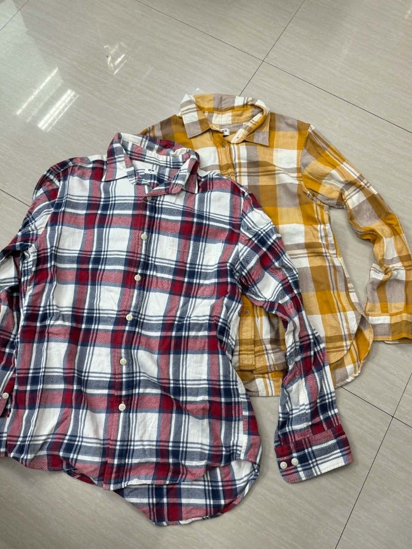 Uniqlo Flannel (Category: Formal Shirts) located in Manila. Submitted by johnangelo27 (Listing ID 1455456886, Image 1). Description: Aspack.