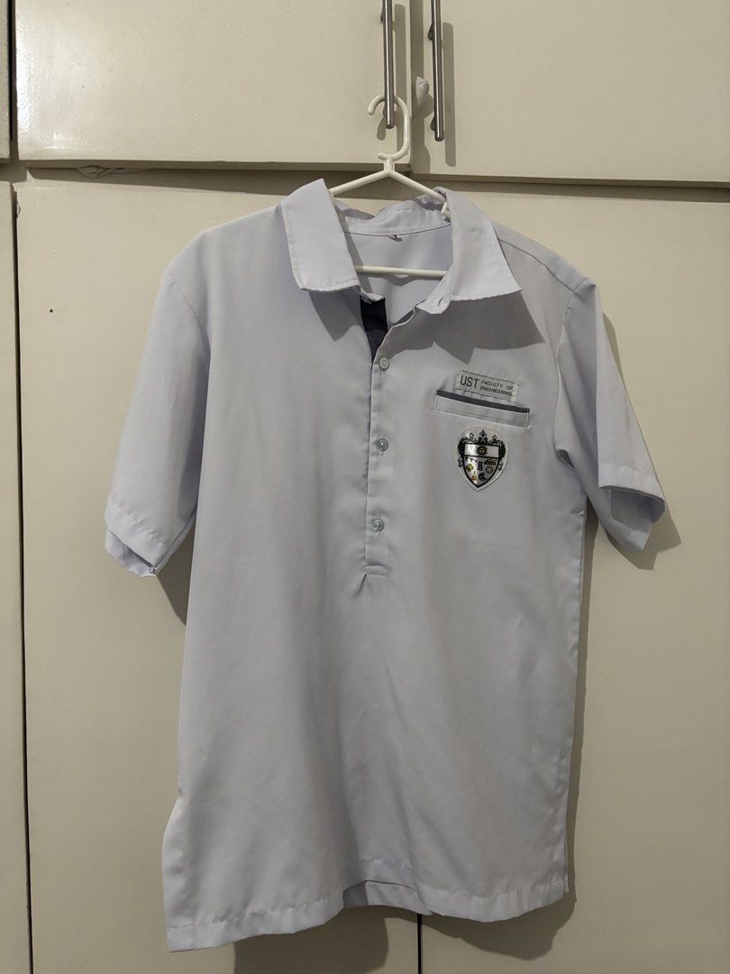 UST Engineering Male Uniform (Size M) (Category: Tshirts & Polo Shirts ) located in Manila. Submitted by enventako (Listing ID 1455443504, Image 1). Description: can send additional pics i have 3 of these, if u get all 3 it will only be ₱1200! .