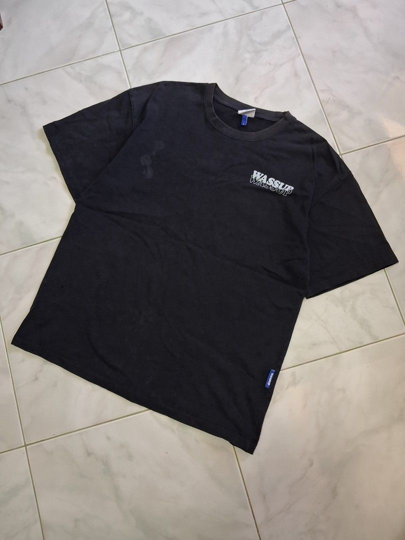 Wassup shirt dated 2015 (Category: Tshirts & Polo Shirts ) located in Giporlos. Submitted by berniee21 (Listing ID 1455379749, Image 1). Description: issue: crackprints and slight sun fade sa neck color rate:8.9/10.