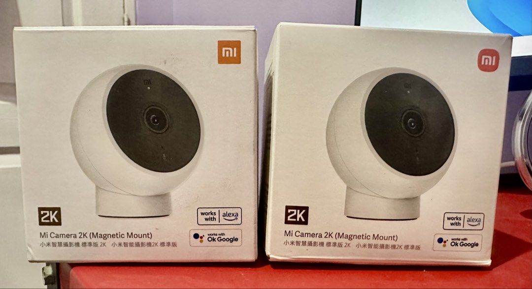 Xiaomi Mi Camera 2K (Magnetic Mount) (Category: Security Systems & CCTV Cameras) located in Manila. Submitted by gboi1982 (Listing ID 1455382929, Image 3). Description: Xiaomi Mi Camera 2K (Magnetic Mount) Units : 2 Units for sale Color : White • with box, manual, original USB to Type C cable • Plug and Play / Easy to Install Key Features: • Resolution: 2K HD video recording (1296p / 2304x1296) • Mounting: Magnetic base that allows 180° rotation 