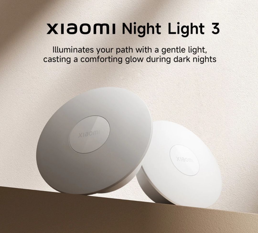 Xiaomi Night Light 3 Global Version (Category: Lighting) located in Marikina City. Submitted by mariefdv (Listing ID 1455344269, Image 3). Description: Xiaomi Night Light 3 Global Version Motion Sensor + Light Sensor Sensing Angle: 120 ° Sensing Distance: Up to 5 meter forward sensing, Up to 3m side sensing range Light Type: LED Battery: 600mAh, Type C, 5V1A Charging: Up to 3hrs Low Mode: 3lm Luminous flux Max Mode: 15lm Luminous flux.