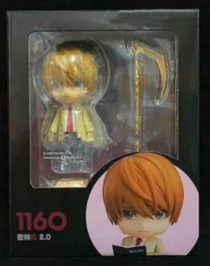 Yagami Light Nendoroid (Category: Figurines & Statues) located in Angeles City. Submitted by Badge007 (Listing ID 1455409324, Image 2). Description: Yagami Light Nendoroid -Series: Death Note -Painted ABS&PVC non-scale articulated figure with stand included -Approximately 100mm in height -P400 each, P775 for 2 (L Lawliet, Yagami Light).
